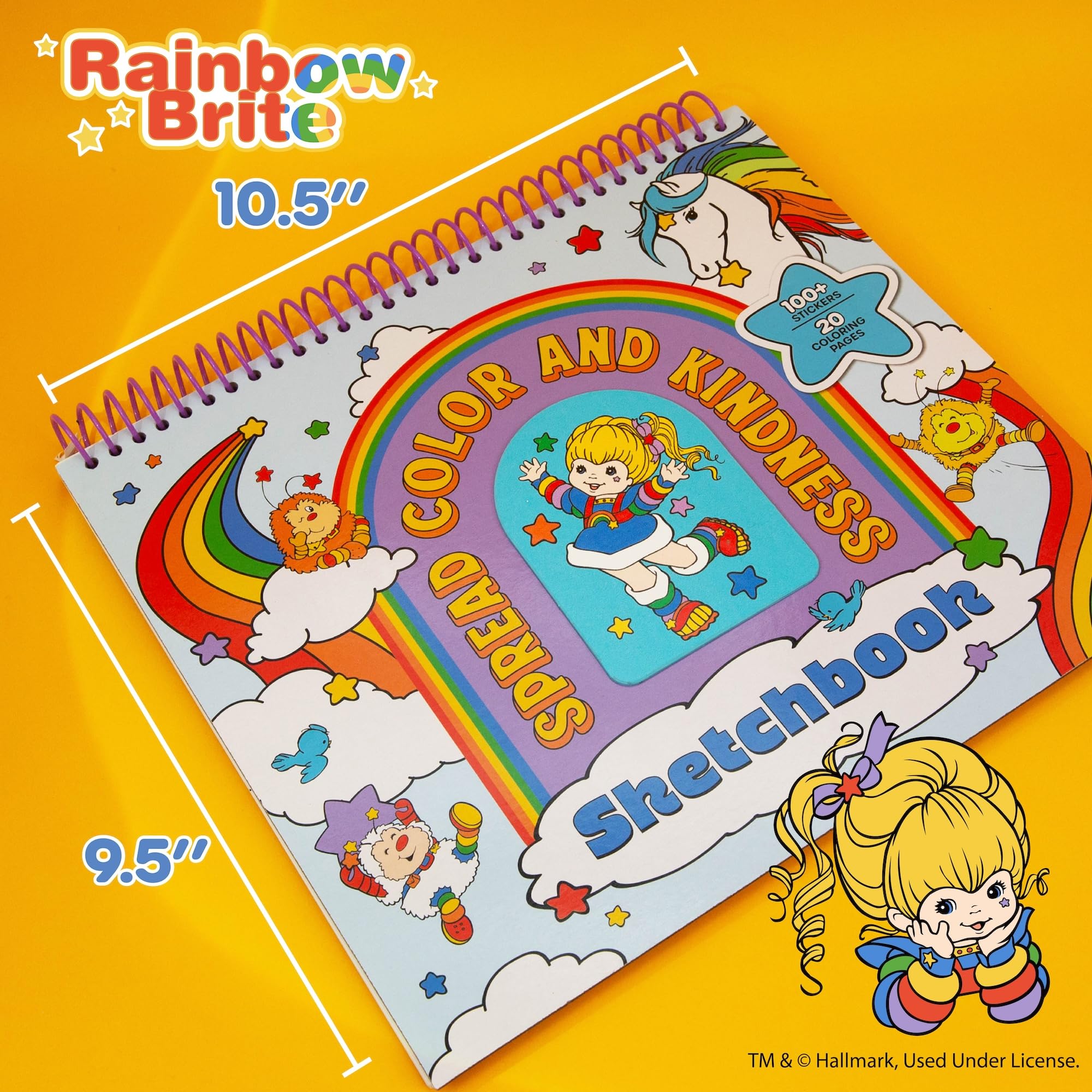 Amazon.com: Horizon Group USA Sketch & Activity Book, Rainbow